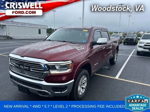 2019 RAM 1500 Laramie Crew Cab 4x4 6'4' Box
