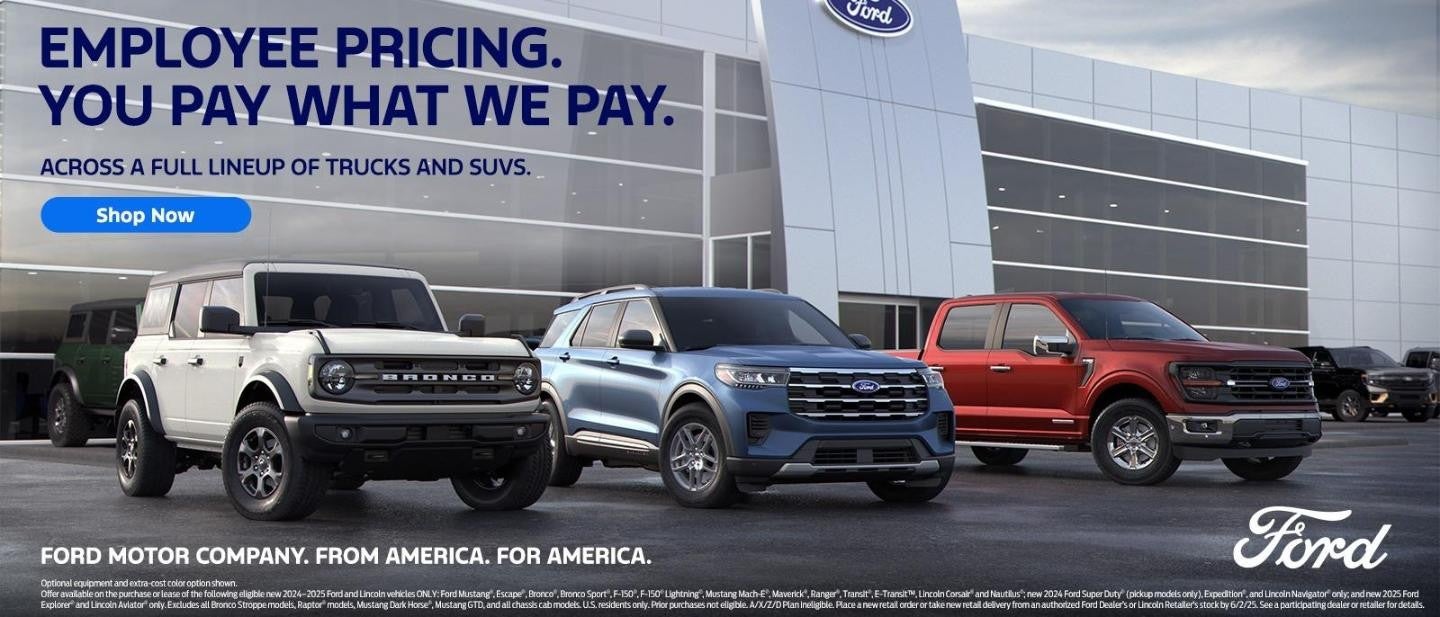 Employee Pricing at Criswell Ford in Woodstock VA