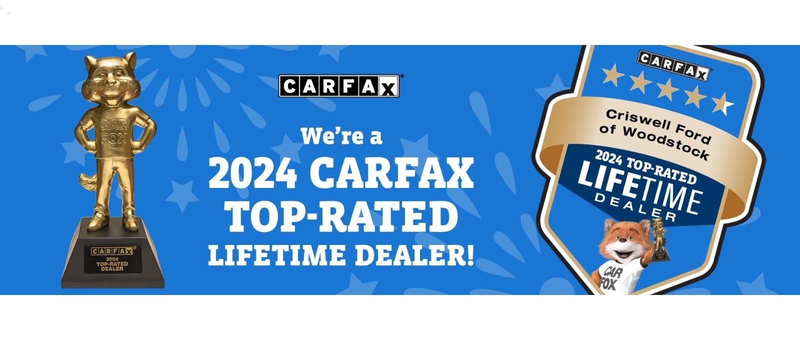 2024 Carfax Top-Rated at Criswell Ford in Woodstock VA
